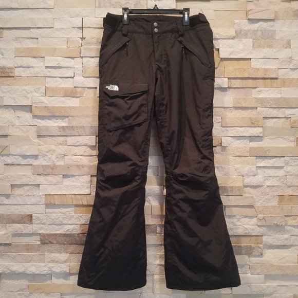 North Face Womens Small Black Ski Snow Winter Snowboard Pants Suit Bib Black S - Picture 1 of 7
